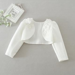 【橘魔法】精緻禮服小外套(長袖外套 婚禮 全家福 攝影 喜宴 花童 禮服搭配 大童 童裝 兒童 女童)