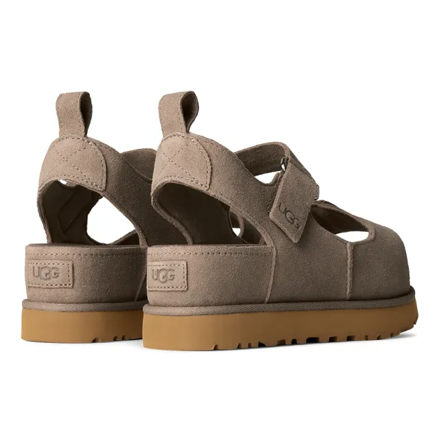 【UGG】涼鞋女鞋 真皮涼鞋 厚底鞋 經典款 Goldenstar Hi 霧灰色 UG1167356SKP