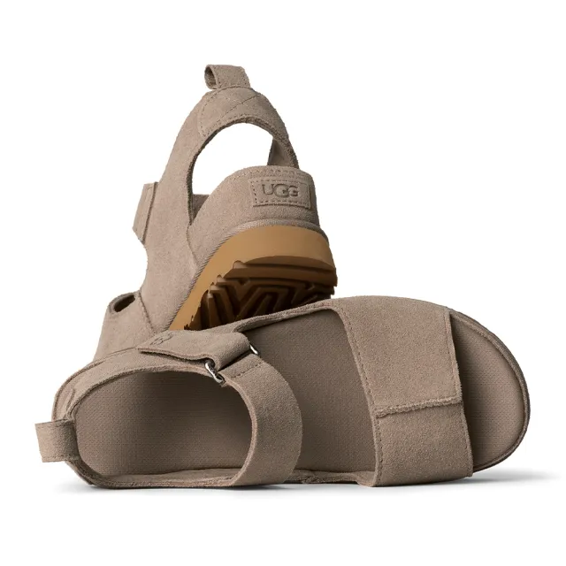【UGG】涼鞋女鞋 真皮涼鞋 厚底鞋 經典款 Goldenstar Hi 霧灰色 UG1167356SKP