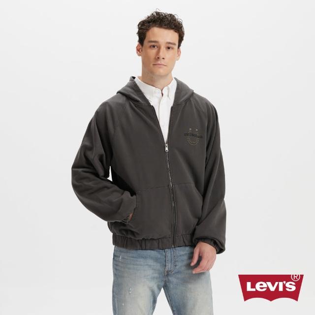 【LEVIS 官方旗艦】男款 寬鬆外套  連帽外套 舒適外套  人氣新品 0019H-0000