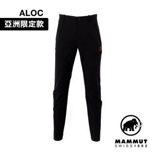 【Mammut 長毛象官方直營】Trekkers 3.0 SOPants AF Classic經典款健行防潑水長褲 黑色 男款 #1021-00413