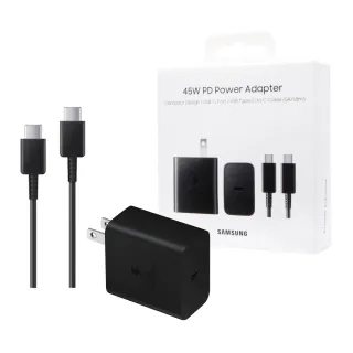 【Samsung 三星】T4510 正原廠盒裝組/ 45W 閃充頭+5A雙Type C線1.8m(for S25 S24系列)