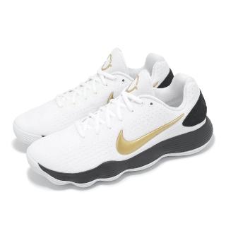 【NIKE 耐吉】籃球鞋 Hyperdunk 2017 Low EP 男鞋 白 黑 金 緩衝 輕量 運動鞋(HV1793-170)