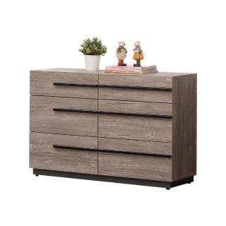 【BODEN】波克3.7尺工業風六鬥櫃/六抽收納櫃/置物櫃