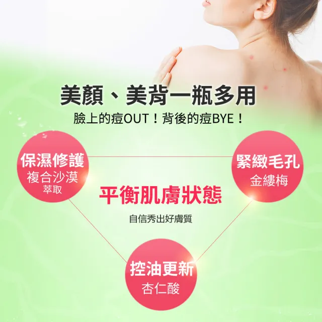【Dr.Hsieh 達特醫】杏仁酸抗痘調理化妝水120ml(通暢毛孔/背痘噴霧/精華水/官方直營)