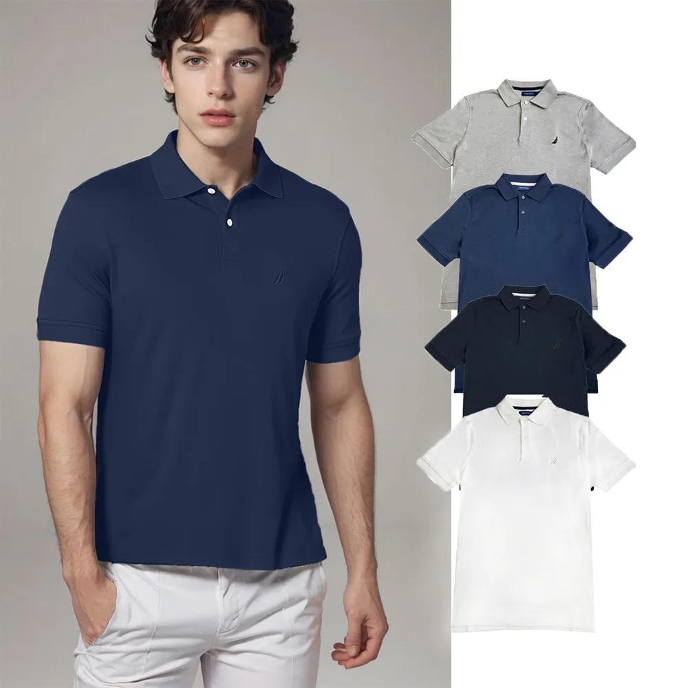 【NAUTICA】男女款 帆船 胸前小LOGO POLO衫 版型偏大(平輸品)