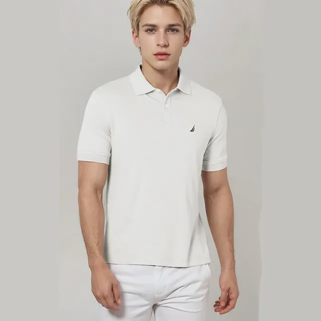 【NAUTICA】男女款 帆船 胸前小LOGO POLO衫 版型偏大(平輸品)