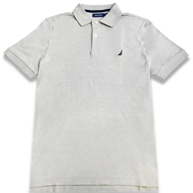 【NAUTICA】男女款 帆船 胸前小LOGO POLO衫 版型偏大(平輸品)