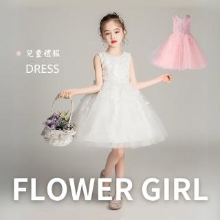 【Baby 童衣】洋裝 大蝴蝶結紗紗裙畢業禮服 花童 全家福88984(花童禮服 小花童洋裝 白色洋裝 藝術照紗裙)