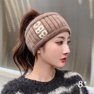 【89 zone】法式復古時尚寬邊編織 運動頭巾 多功能頭巾 頭巾帽 針織帽(黑/粉/咖)