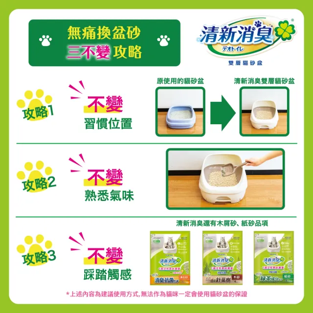 【Unicharm Pet 清新消臭】VIP限定雙層貓砂盆-寬敞舒適型(消臭大師)