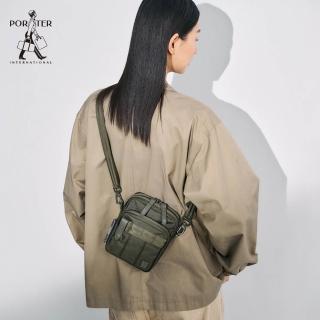【PORTER INTERNATIONAL】自信經典NEW HEAT斜揹包(森林綠)