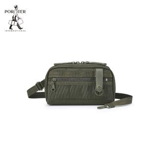 【PORTER INTERNATIONAL】自信經典NEW HEAT斜揹包(森林綠)