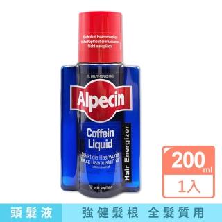【德國Alpecin】免沖洗養護調理頭皮強健髮根咖啡因頭髮液200ml/藍瓶(男士調理頭皮修護液頭髮精華液滋養)