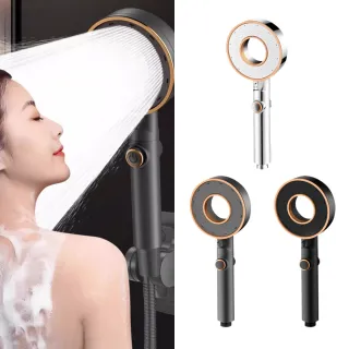 【LZQ】三檔增壓蓮蓬頭 手持花灑 一鍵止水 超強加壓龍頭 淋浴蓮蓬頭