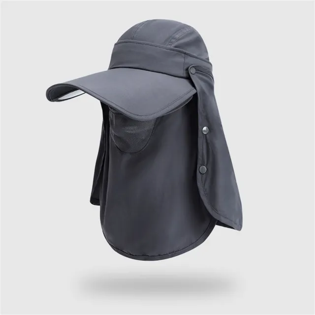 【MoonDy】帽子 遮陽帽 女帽 登山帽 釣魚帽 露營帽 戶外帽 防紫外線 帽簷 可拆卸 護頸 防