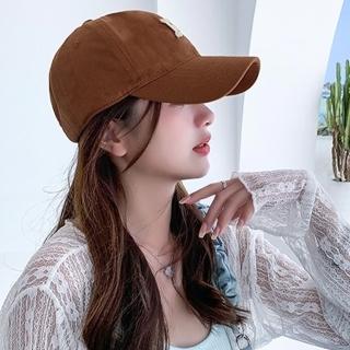 【LEEHER】鴨舌帽/運動風/帽子/ R標/遮陽帽/顯臉小/女帽/帽子女/大頭圍/棒球帽/男女通用/