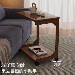 【YouPin】沙發邊幾40CM可移動床頭桌子帶輪側邊櫃家用客廳小茶幾(茶幾/邊幾)