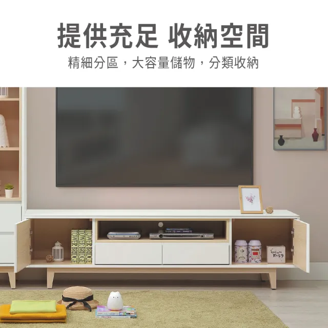 【ASSARI】6尺羅威電視櫃(寬182x深40x高49cm)