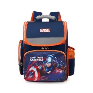 【Disney 迪士尼】小書包大世界(漫威 MARVEL 美國隊長超輕護脊書包)