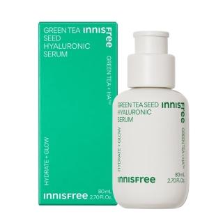 【innisfree】綠茶籽玻尿酸保濕精華 80ml 一入(國際航空版)