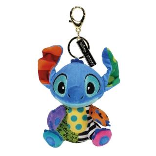 【Enesco】Disney 迪士尼 Romero Britto系列 史迪奇坐姿絨毛吊飾