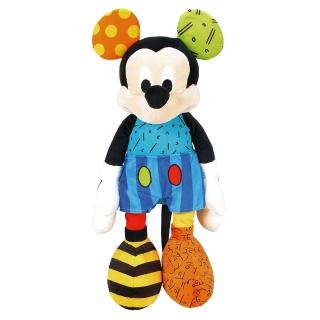 【Enesco】Disney 迪士尼 Romero Britto系列 米奇站姿絨毛娃娃