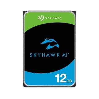 【SEAGATE 希捷】SkyHawk AI 12TB 3.5吋 7200轉 SATAⅢ 監控硬碟含三年資料救援(ST12000VE003)