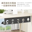【Cam】家用免釘桌下理線器 電腦桌底插排插座固定器 路由器線材繞線器 桌下置物架收納器 理線架