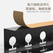 【Cam】家用免釘桌下理線器 電腦桌底插排插座固定器 路由器線材繞線器 桌下置物架收納器 理線架