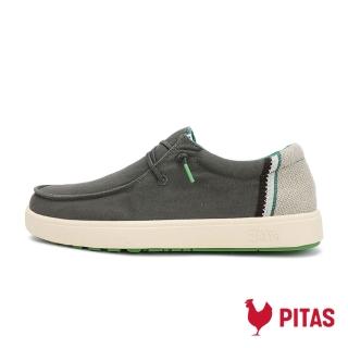 【Walk In Pitas】男鞋 COAST CANA 時尚斜紋懶人鞋/休閒鞋(PI2542-098 炭灰綠)