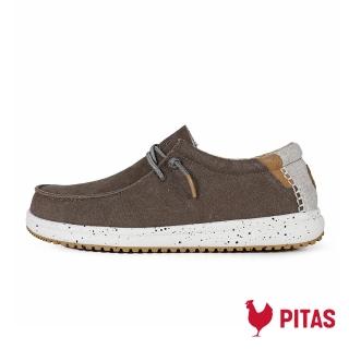 【Walk In Pitas】男鞋 WAVE NIAS 時尚懶人鞋/休閒鞋(PI2441-025 橡樹慄棕)