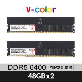 【v-color】DDR5 ECC DIMM 6400 96GB kit 48GBx2(伺服器記憶體)