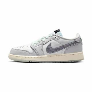 【NIKE 耐吉】AIR JORDAN 1 LOW OG CNY GS 女鞋 大童 休閒鞋 運動鞋 AJ1 喬丹 灰(HF3207100)