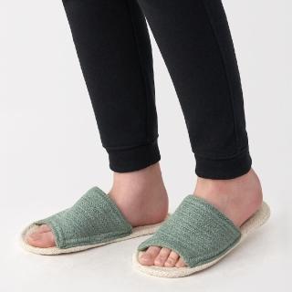 【MUJI 無印良品】室內前開拖鞋(共3色)