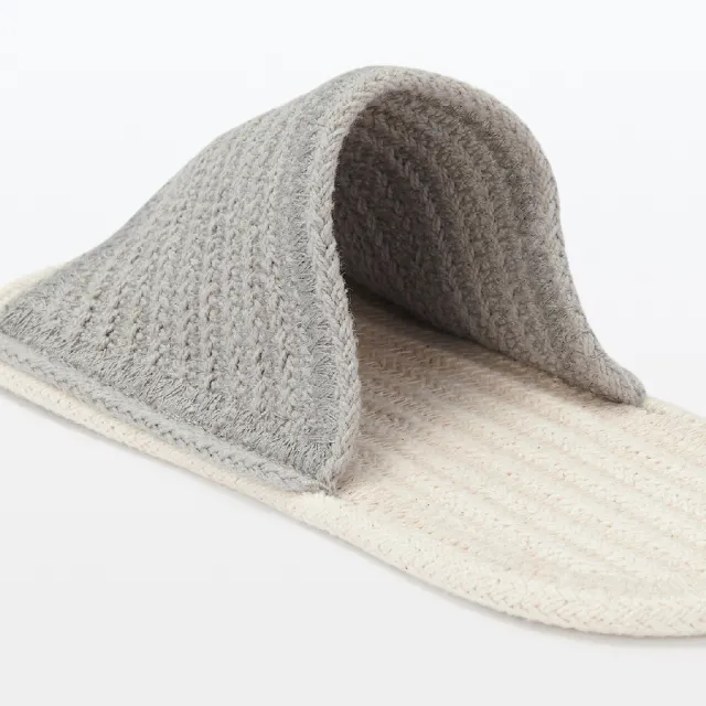 【MUJI 無印良品】室內前開拖鞋(共3色)