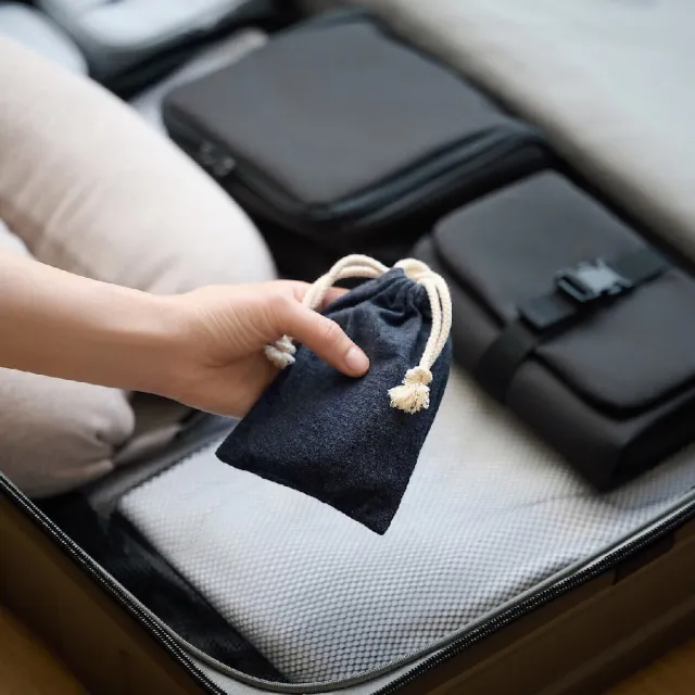 【MUJI 無印良品】攜帶用涼感眼罩 約9.5x23cm(共2色)