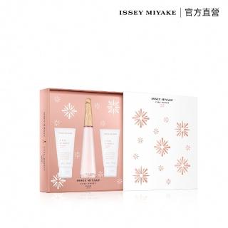 【ISSEY MIYAKE 三宅一生】官方直營 一生之水牡丹女性淡香水禮盒2023(牡丹淡香水50ml+牡丹渼體乳50mlx2)
