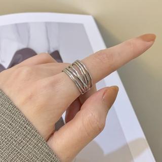 【MoonDy】戒指 戒指女生 925純銀戒指 戒指女 ins 交叉戒指 戒指女生韓版 女友生日禮物 情人節