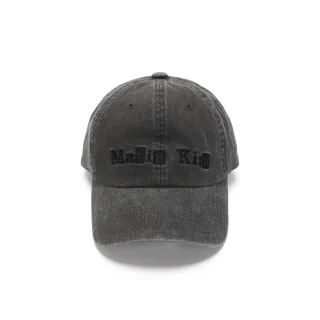 【MATIN KIM】官方旗艦 跳色LOGO棒球帽(炭灰)