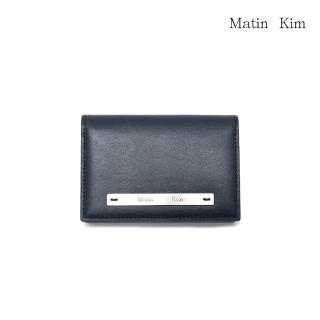 【MATIN KIM】官方旗艦 細標商務皮夾(海軍藍)
