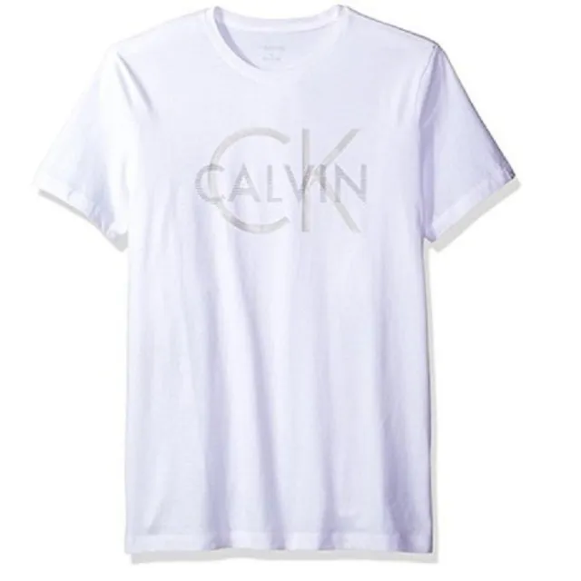 【Calvin Klein】圓領 短袖 印刷LOGO T恤 短T 上衣(美國平行輸入)