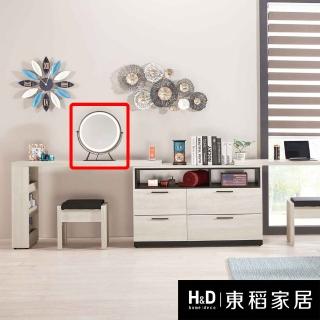 【H&D 東稻家居】桌上鏡 LED化妝鏡(TJS1-07556)