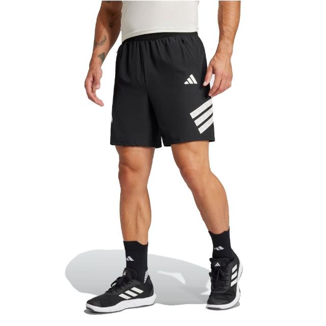 【adidas 愛迪達】運動短褲 GYM+ 3S SHORT 男 - JE5673