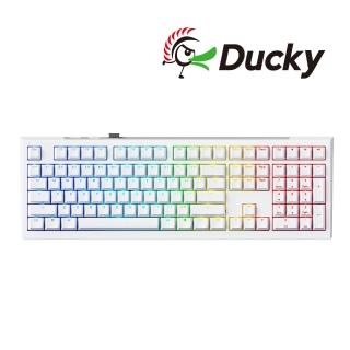 【Ducky】ONE X 100% 無線機械鍵盤 電感軸 英文 白