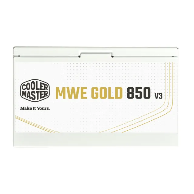 【Cooler Master 酷碼】MWE GOLD 850W V3 ATX3.1 直出線 金牌 850w 電源 白色(MWE GOLD 850W V3 ATX3.1)