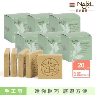 【敘利亞NAJEL】阿勒坡手工古皂旅行x6盒(含月桂油5%-總代理公司貨/5片裝1盒)