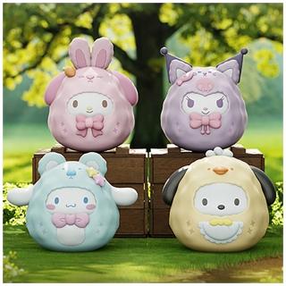 【SANRIO 三麗鷗】可愛動物造型系列PVC材質搖擺不倒翁桌上擺飾-帕洽狗/美樂蒂/酷洛米/大耳狗