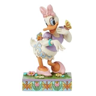 【Enesco】精品雕塑 Disney 迪士尼 黛西和蝴蝶居家擺飾