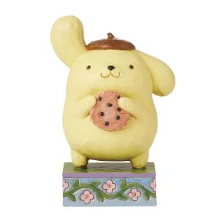 【Enesco】精品雕塑 Sanrio 三麗鷗 布丁狗手拿餅乾居家擺飾